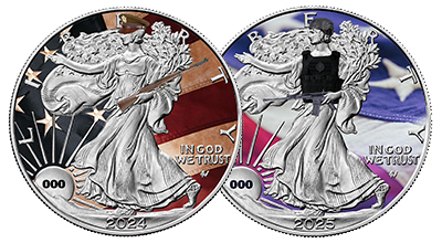 Colorized Silver Eagle Coins For Sale - Bullion Shark